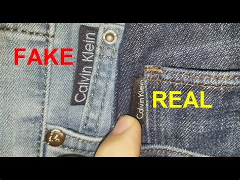 Calvin Klein jeans real or fake